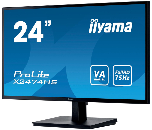 IIYAMA 23.6'' ProLite X2474HS-B2 Czarny - 506641 - zdjęcie 3
